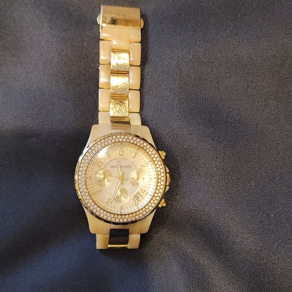 Michael Kors Accessories - Michael Kors gold and tortoise Watch
